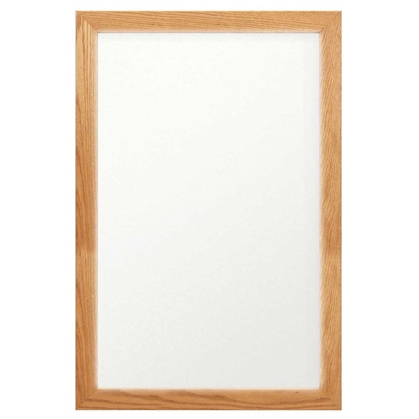 Drop-In Shadowbox, 24"x36", Light Oak/Medi